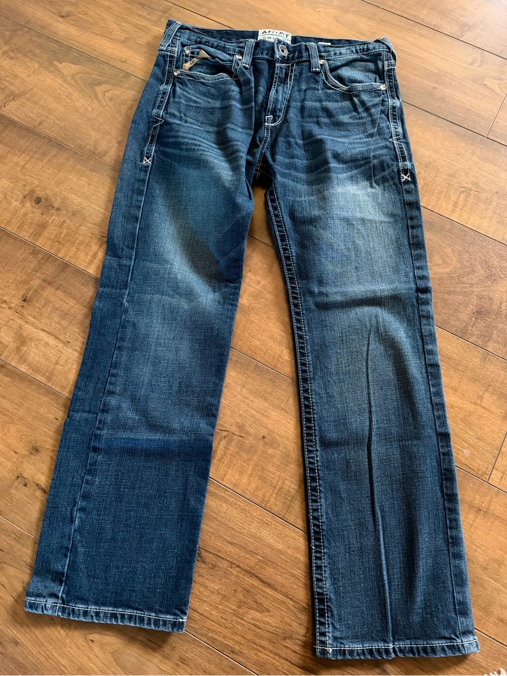 Ariat Men's 34/32 Slim Straight-Leg Jeans M7 NWOT